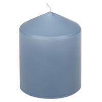 KERZE - Pastellblau, Basics, Paraffin (7,7/10,0cm) - Steinhart