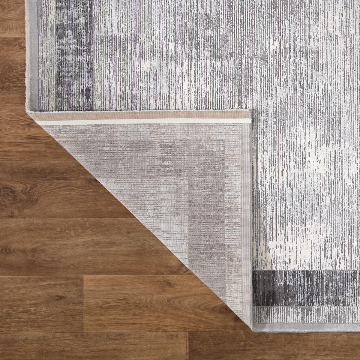 VINTAGE-TEPPICH 160/230 cm Fez Grau  - Grau, LIFESTYLE, Textil (160/230cm)