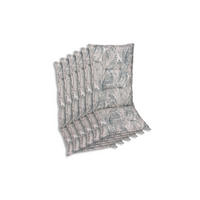 SESSELAUFLAGENSET Blätter  - Beige/Grau, Basics, Textil (50/7/108cm)