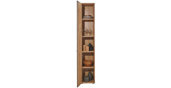 SCHRANK Eichefarben 35,5/205,5/37,1 cm - Wildeiche/Eichefarben, Design, Holz/Holzwerkstoff (35,5/205,5/37,1cm) - Dieter Knoll