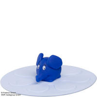 SILIKONDECKEL  - Blau/Hellblau, KONVENTIONELL, Kunststoff (9,3/5,2/9,3cm) - Leonardo