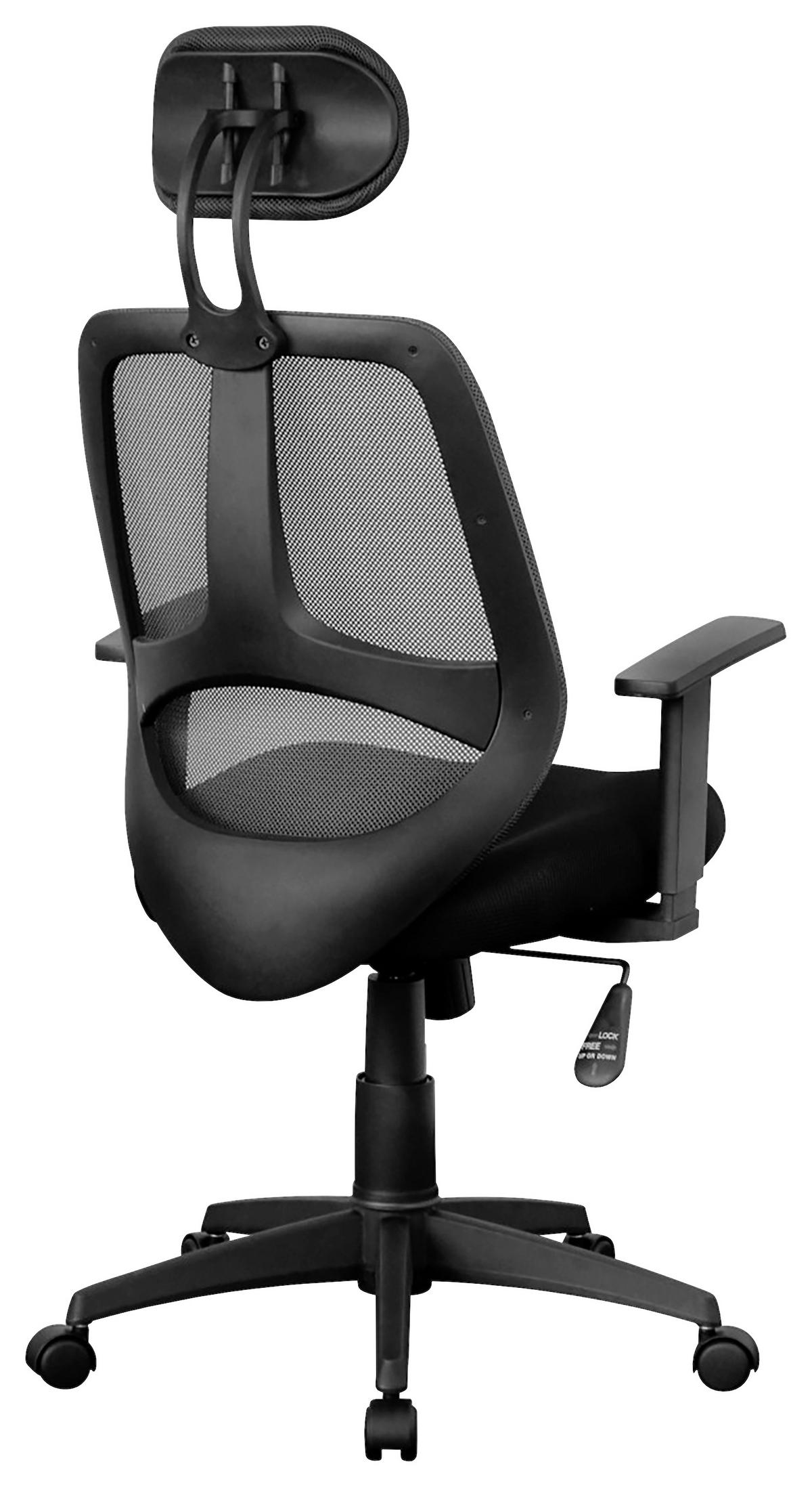 DREHSTUHL  in Netzbespannung, Webstoff  - Modern (61/127/57cm) - MID.YOU