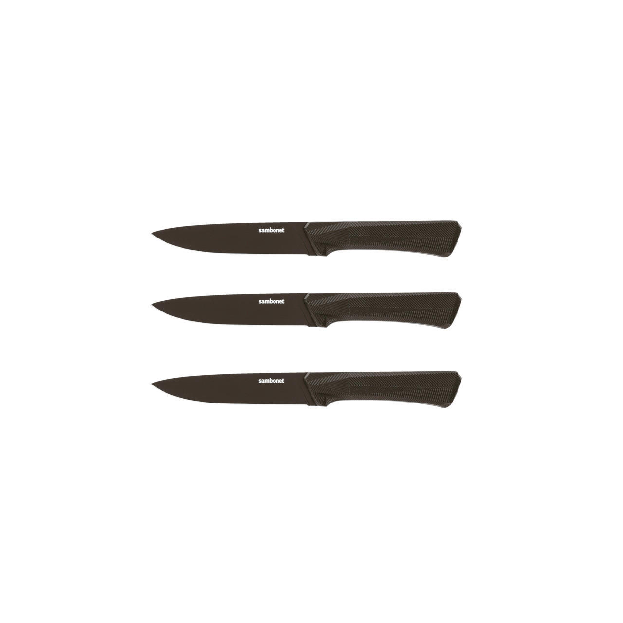SET NOŽEVA ZA ODREZAK       Black Edge  - crna, Basics, metal/plastika - Sambonet