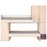 JUGENDZIMMER - Apfelbaumfarben/Aubergine, KONVENTIONELL, Holzwerkstoff (356/235/132cm) - PRENNEIS