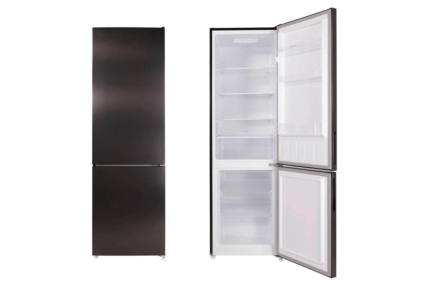 KÜHL-GEFRIER-KOMBINATION 54/176/55 cm KG176BS-37  - Dunkelgrau, Basics, Glas/Kunststoff (54/176/55cm) - Respekta