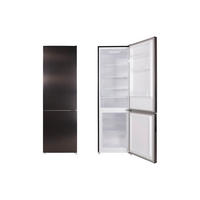 KYL-/FRYSKOMBINATION KG176BS-37  - mörkgrå, Basics, metall/glas (54/176/55cm) - Respekta