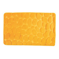 BADEMATTE Gelb 50/80 cm  - Gelb, Basics, Textil (50/80cm) - MSV