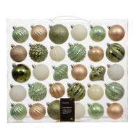 CHRISTBAUMKUGEL-SET  - Basics (7,00/7,00/7,00cm)