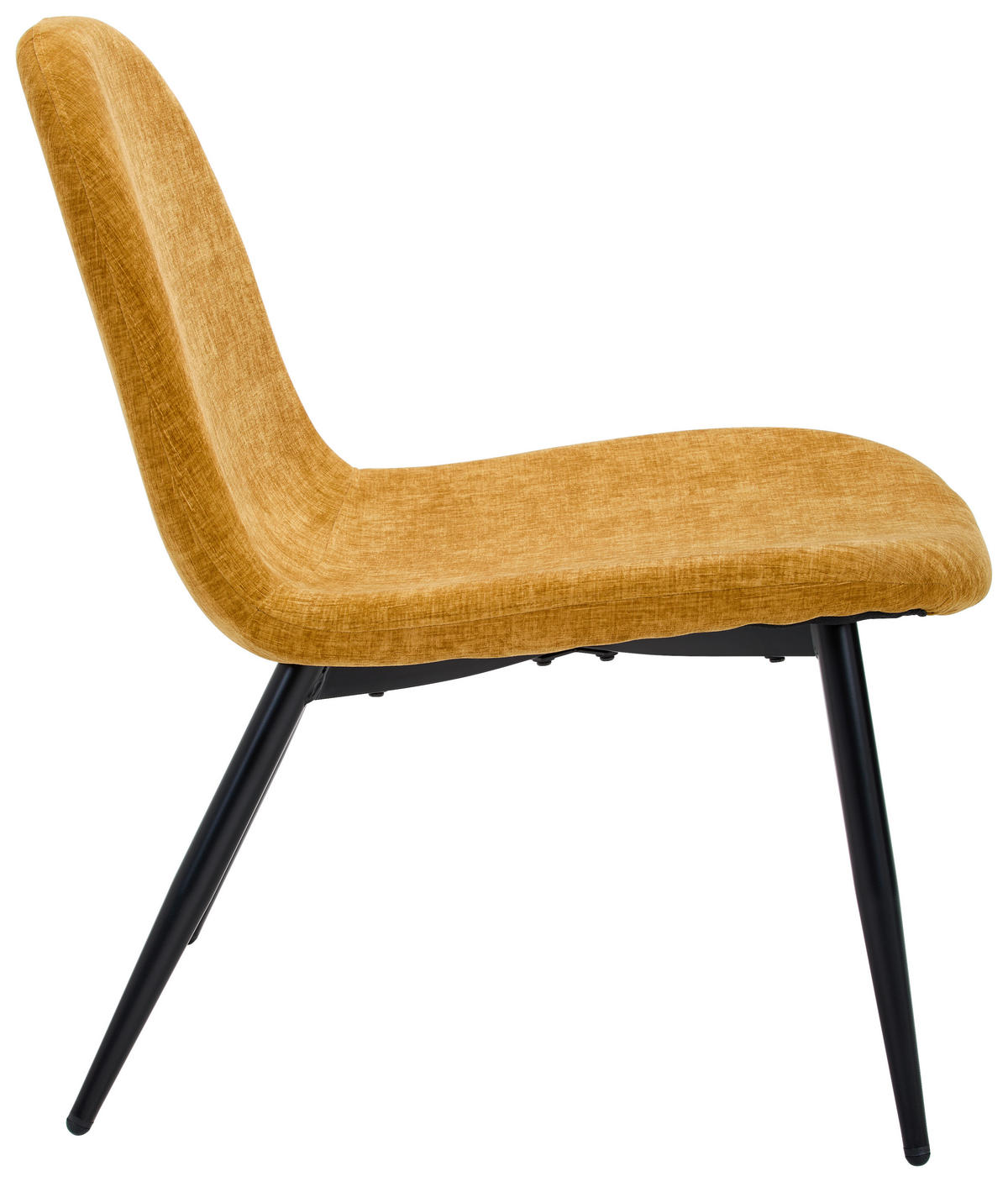 KŘESLO, dřevo, kov, textil, žlutá, černá - černá/žlutá, Design, kov/dřevo (63/82/74cm) - Livetastic