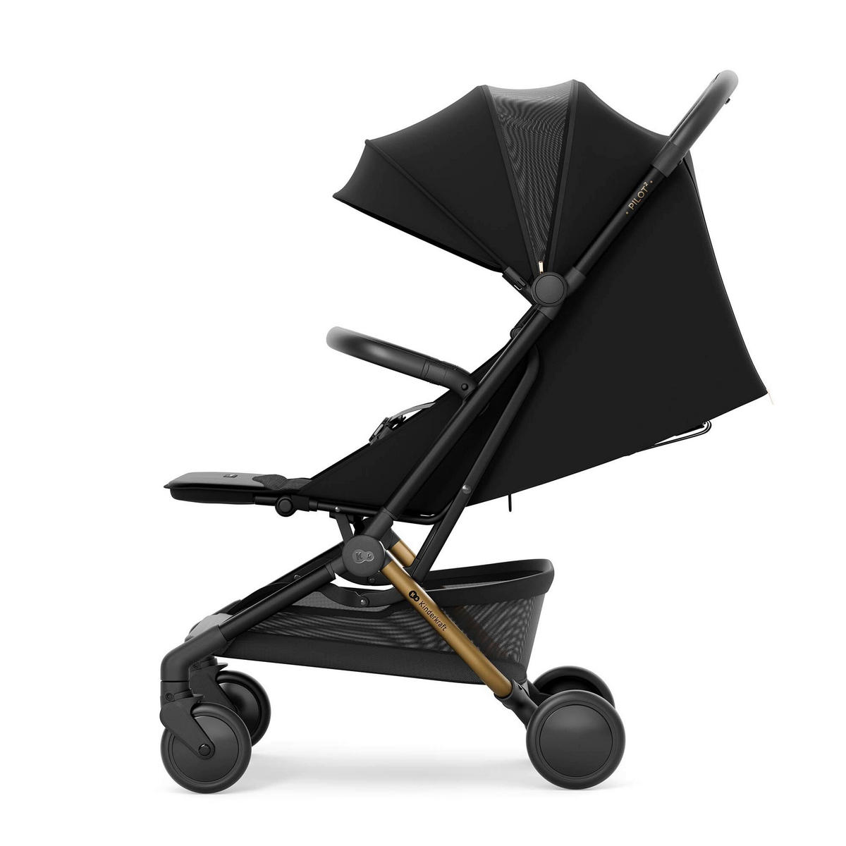 BUGGY Pilot 2  - Schwarz, Basics, Kunststoff/Textil (67/42/101cm) - Kinderkraft