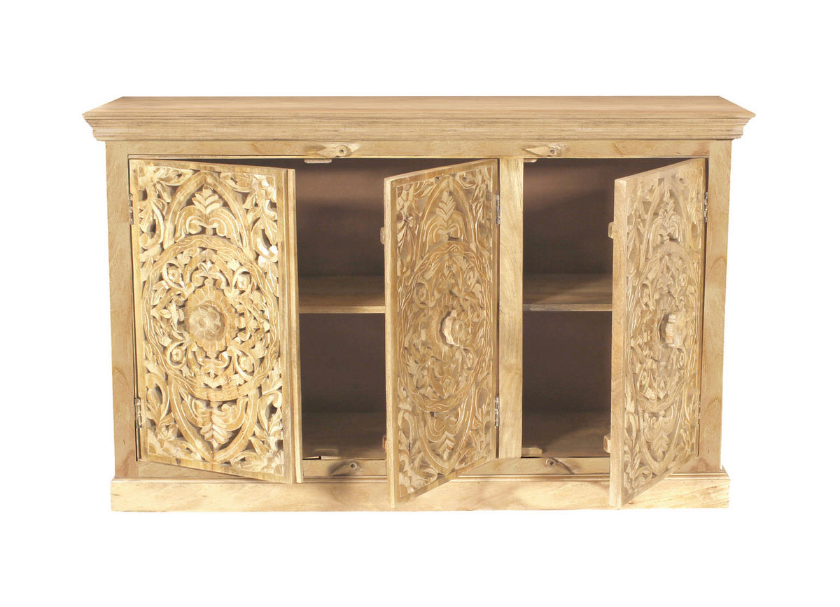 SIDEBOARD 140/90/40 cm  - Naturfarben, Design, Holz (140/90/40cm) - MID.YOU