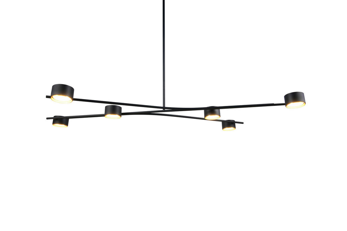 HÄNGELEUCHTE Coda 143,5/82/180 cm   - Messingfarben/Goldfarben, Design, Metall (143,5/82/180cm) - Trio Leuchten