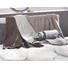 WOHNDECKE 150/200 cm Graphitfarben, Grau - Graphitfarben/Grau, Basics, Textil (150/200cm) - JOOP!