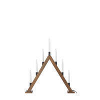 WEIHNACHTSPYRAMIDE EMBER  - Dunkelbraun/Schwarz, Trend, Holz/Kunststoff (36/64/7,5cm) - Markslöjd