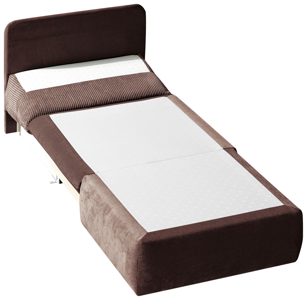 SCHLAFSESSEL  mit Lederlook Braun  - Braun, Design, Kunststoff/Textil (90/89/83cm) - Novel