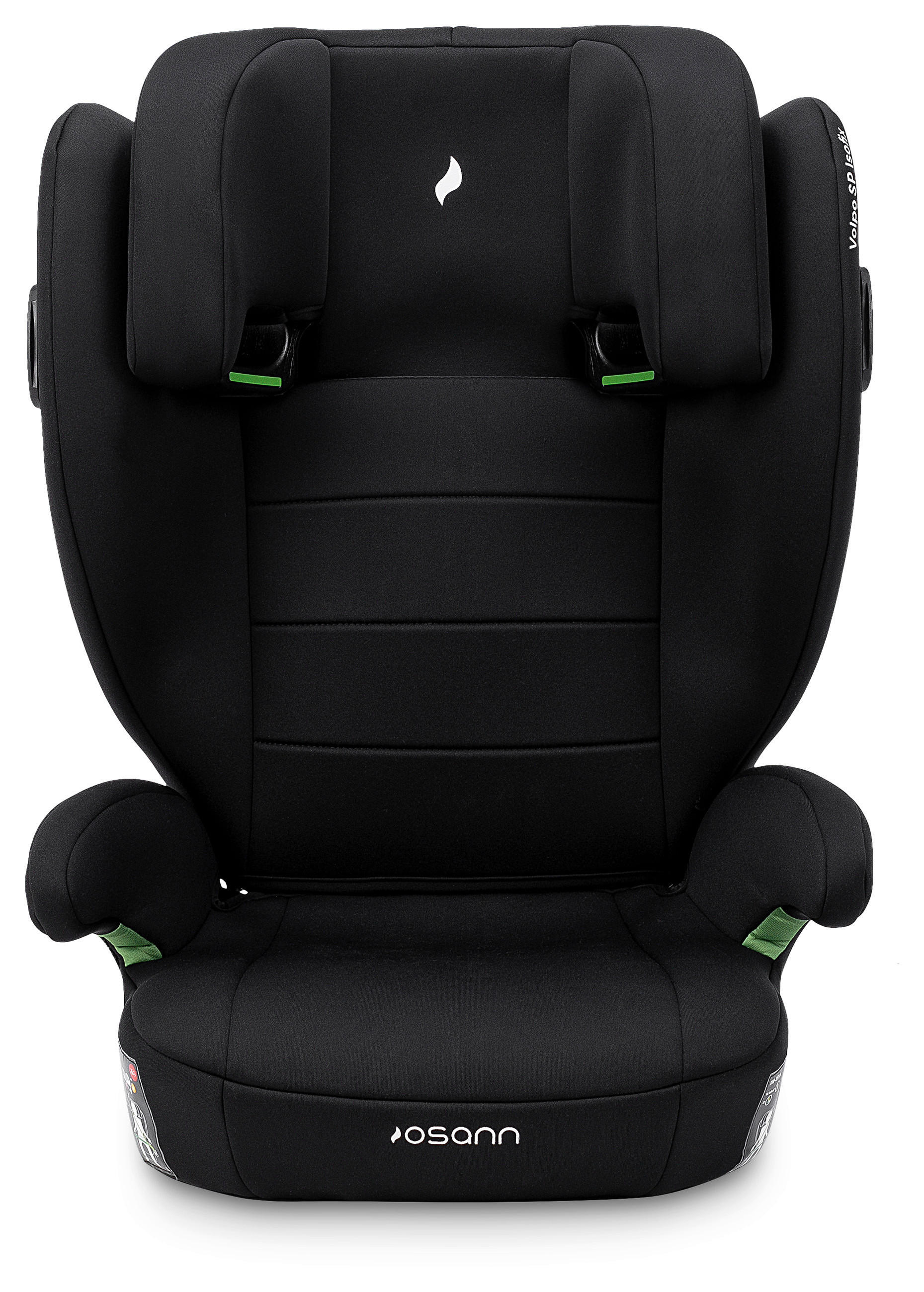 KINDERAUTOSITZ Volpo SP Isofix  - Schwarz, Basics, Kunststoff/Textil (37/43/77cm) - Osann