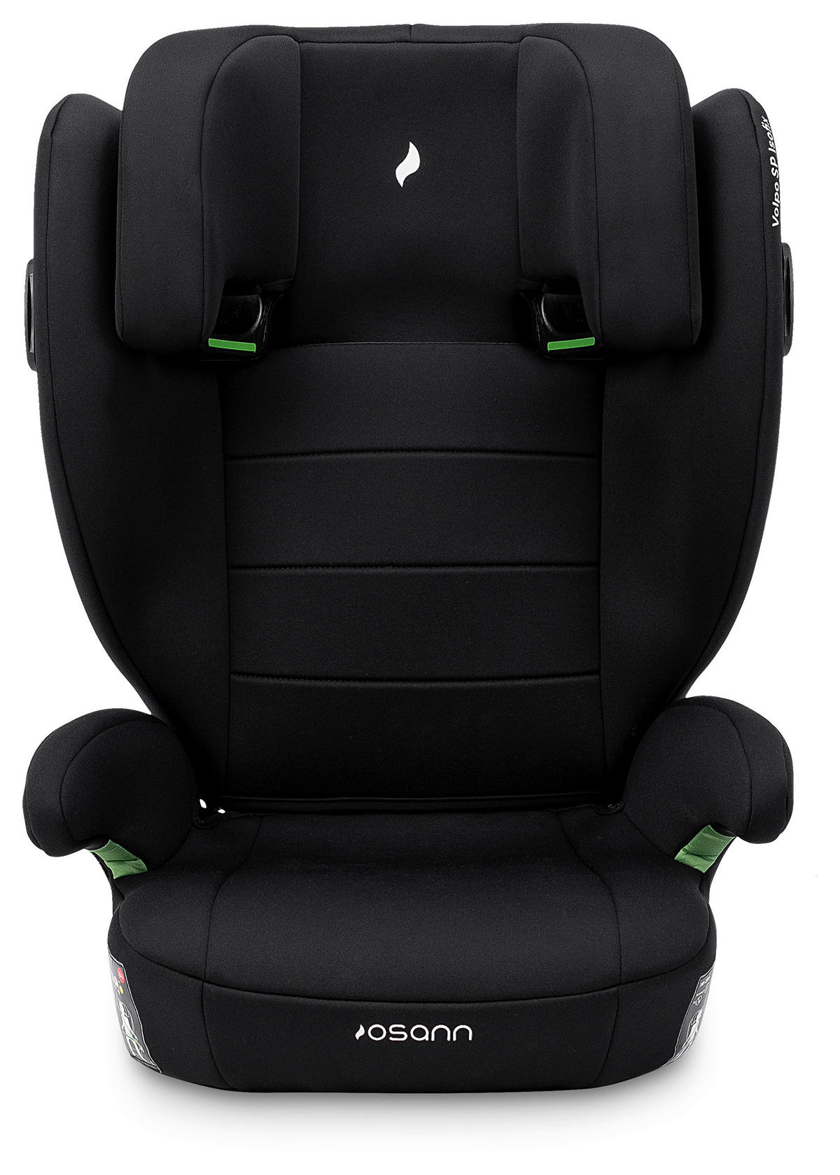 KINDERAUTOSITZ Volpo SP Isofix  - Schwarz, Basics, Kunststoff/Textil (37/43/77cm) - Osann