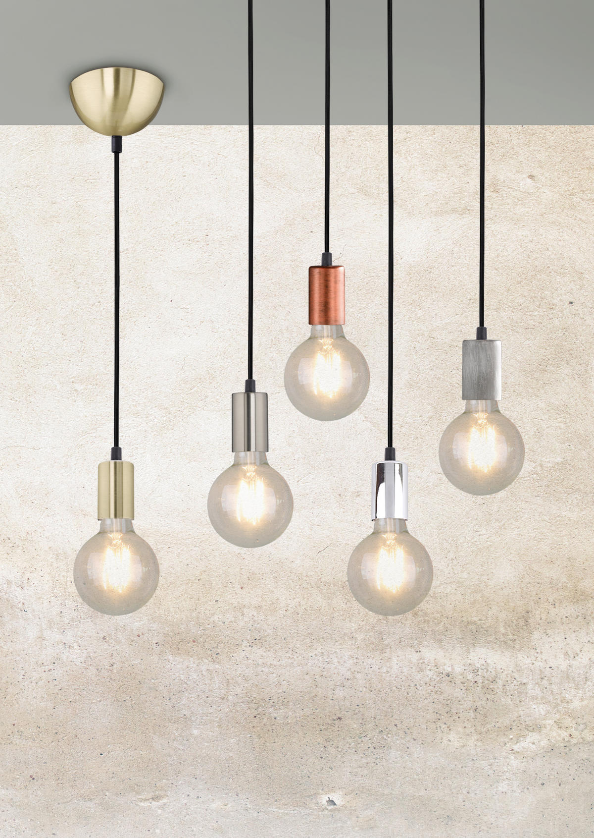 SVJETILJKA VISEĆA  12/150 cm       - boje kroma, Basics, metal (12/150cm)