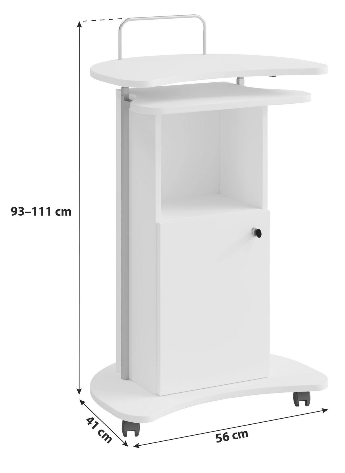 STEHPULT 56/41/93 cm  in Buchefarben  - Buchefarben, Basics, Holzwerkstoff (56/41/93cm) - MID.YOU