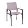 GARTENSTUHL-SET Aluminium Grau, Champagner  - Champagner/Grau, Basics, Kunststoff/Metall (56/87,5/59cm) - Gardenson