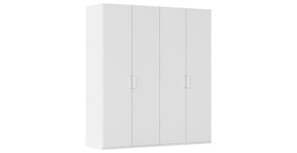 DREHTÜRENSCHRANK 201/223/60 cm 4-türig Weiß - Weiß, Design, Holzwerkstoff/Kunststoff (201/223/60cm) - Novel