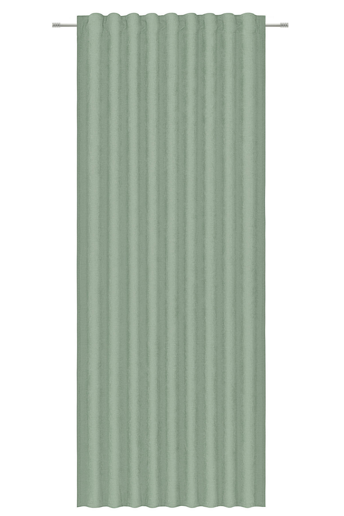 GARDINLÄNGD ej transparent  - grön, Klassisk, textil (140/245cm) - Esposa