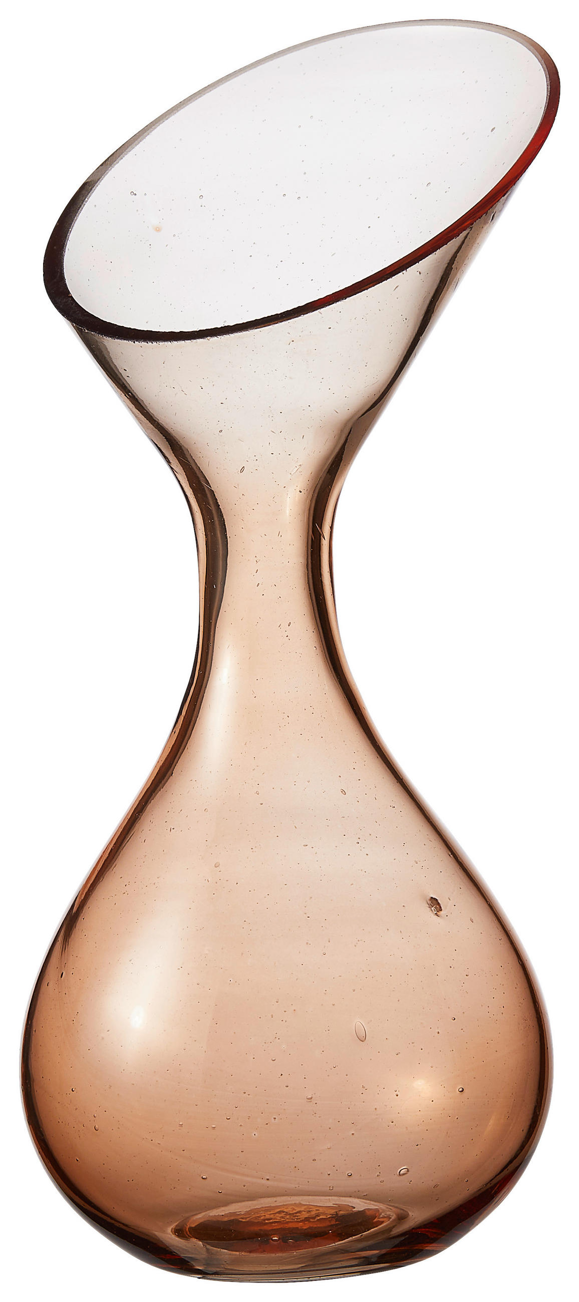 VASE  - Orange, Basics, Glas (13/25/13cm) - Light & Living