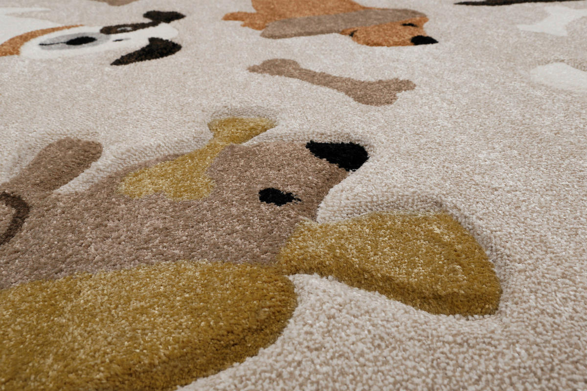 KINDERTEPPICH 80/150 cm Rocky & Friends  - Multicolor, KONVENTIONELL, Textil (80/150cm)