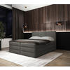 BOXSPRINGBETT 180/200 cm  in Anthrazit  - Anthrazit/Schwarz, MODERN, Holz/Holzwerkstoff (180/200cm) - MID.YOU