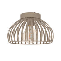 DECKENLEUCHTE Mogano 3 28/18 cm   - Sandfarben, LIFESTYLE, Metall (28/18cm) - Eglo