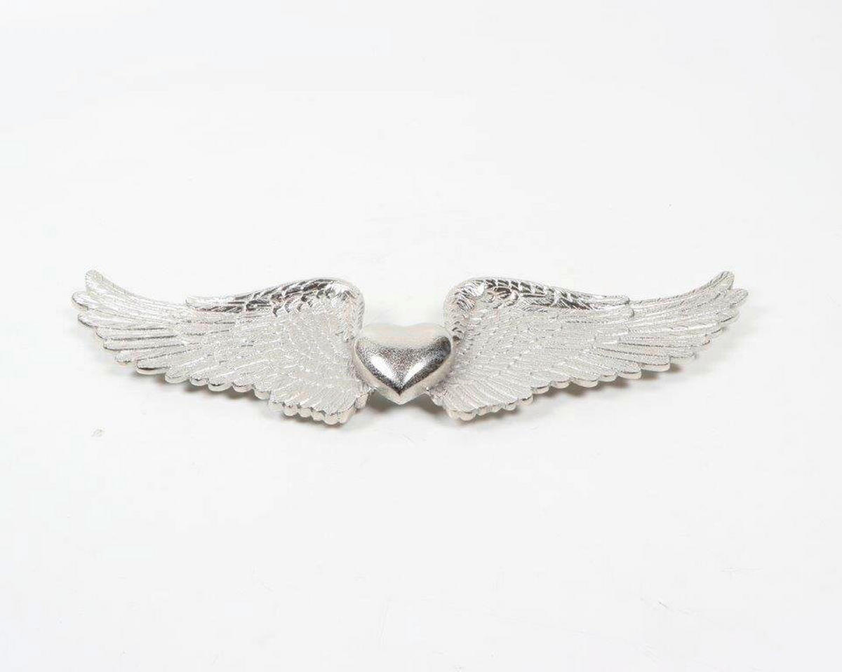 DEKORACE NA ZEĎ 50/16,5/4,5 cm  - barvy niklu, Design, kov (50/16,5/4,5cm) - Ambia Home