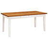 ESSTISCH in Holz 180/90/78 cm  - Bernsteinfarben/Weiß, ROMANTIK / LANDHAUS, Holz (180/90/78cm) - Boxxx