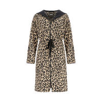 BADEMANTEL XS Damen  - Beige/Schwarz, Design, Textil (XSnull) - Cawoe