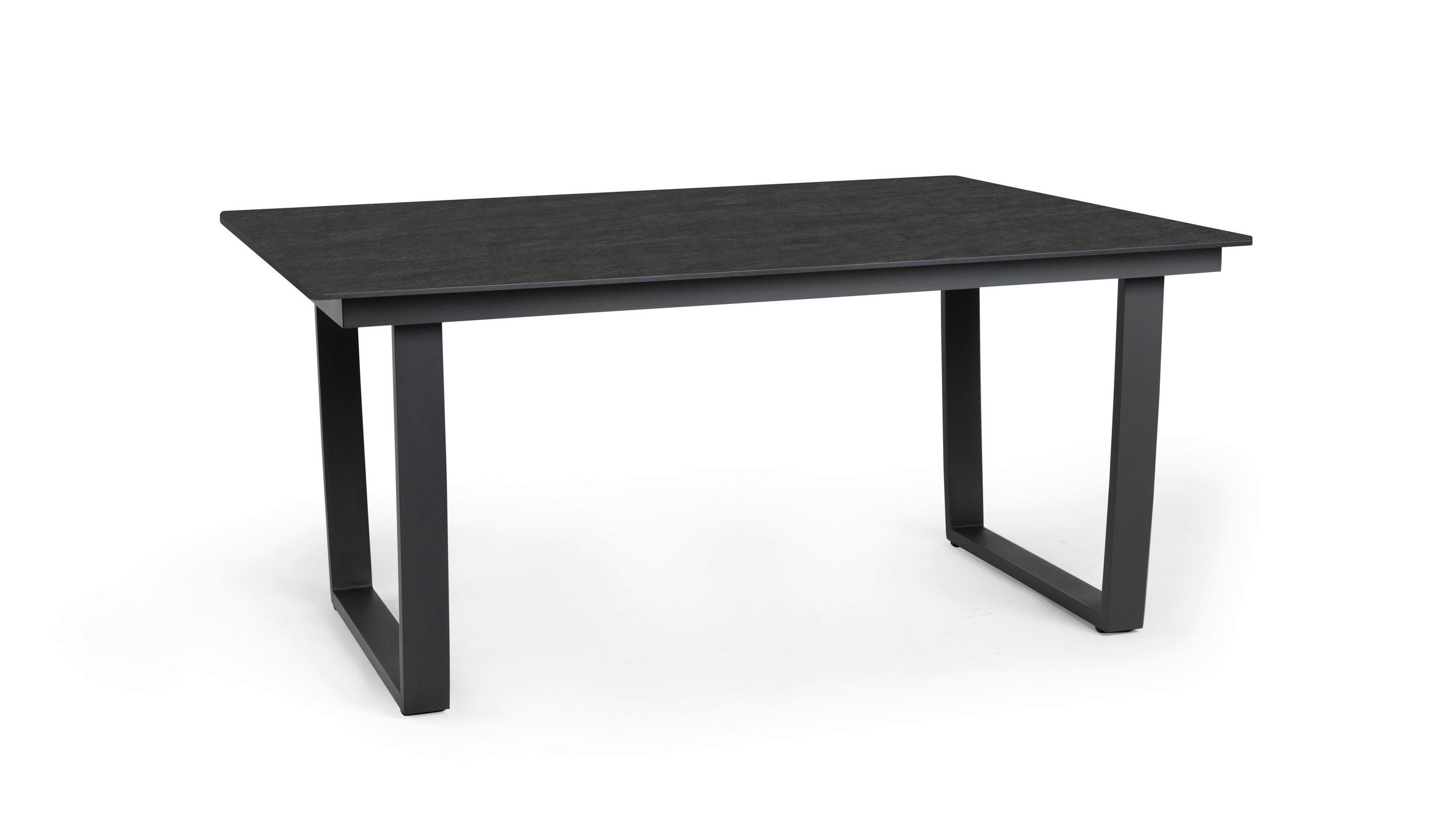 LOUNGETISCH  - Anthrazit/Schwarz, Modern, Kunststoff/Metall (150/90/70cm) - Tierra Outdoor