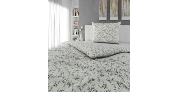 BETTWÄSCHE Mavie Satin 160/210 cm  - Grün, KONVENTIONELL, Textil (160/210cm) - Esposa