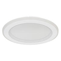LED-DECKENLEUCHTE 29,7/4,7 cm   - Opal/Weiß, Design, Kunststoff/Metall (29,7/4,7cm) - Globo