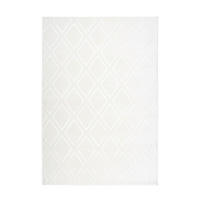 LÄUFER 80/150 cm Monroe 300 Weiß  - Weiss, Konventionell, Kunststoff/Textil (80/150cm)