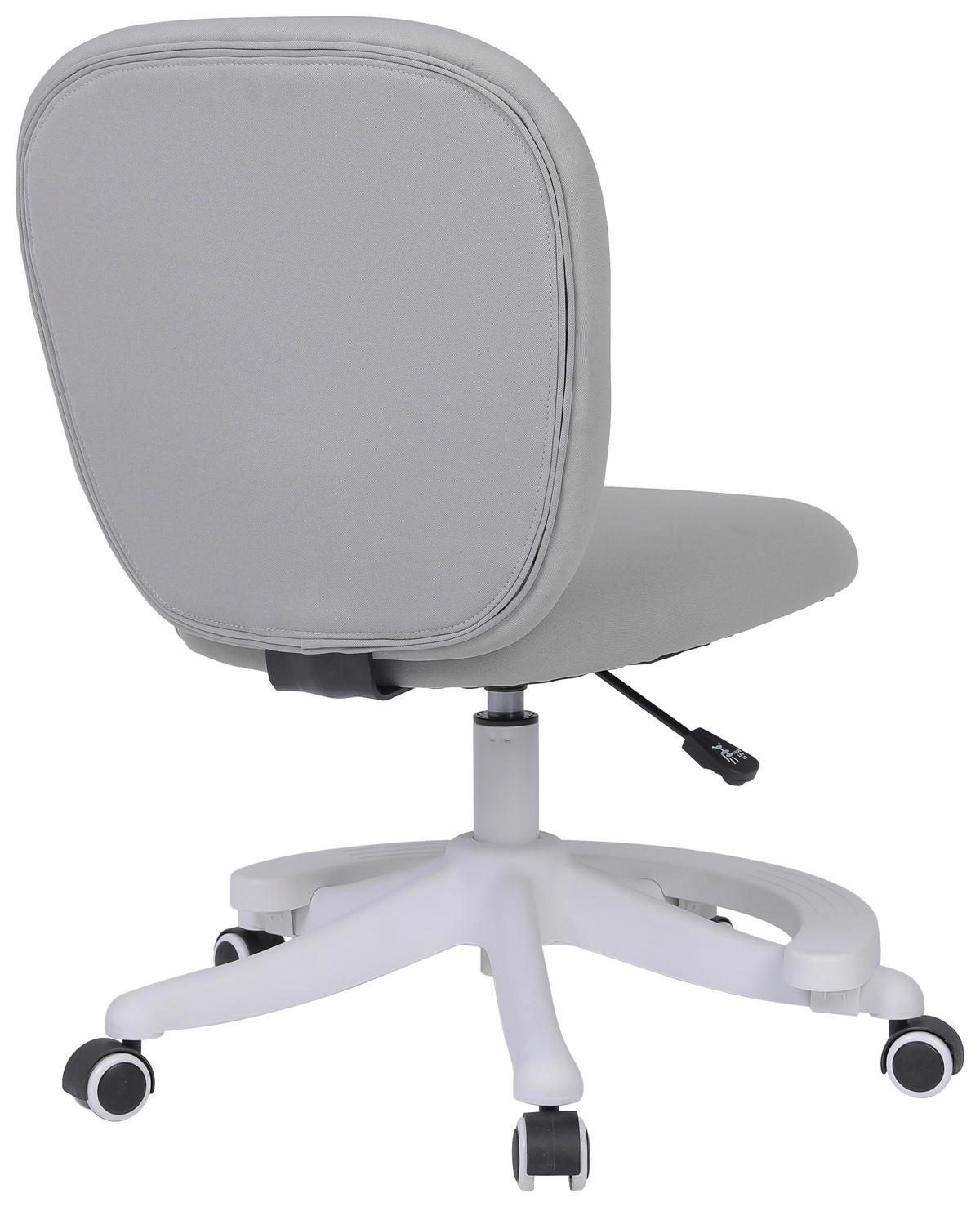 OTOČNÁ ŽIDLE PRO MLÁDEŽ, síťovina, šedá, bílá - šedá/bílá, Moderní, kov/textil (50/86-94/61cm) - Boxxx