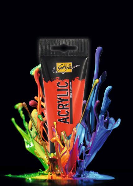 ACRYLFARBENSET - Blau/Gelb, Basics (40.5/16.8/4.5cm)