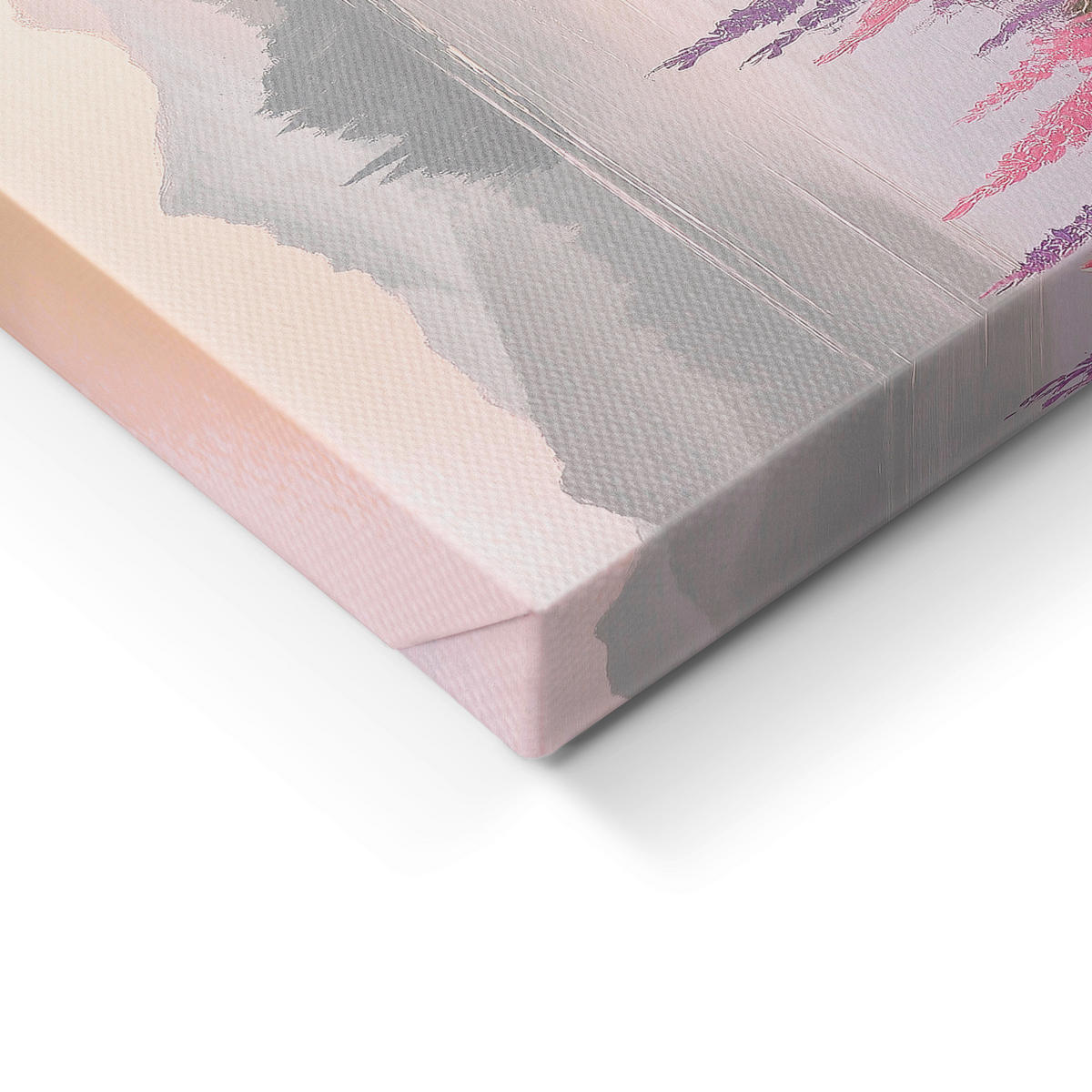 LEINWANDBILD Landschaft & Natur, Blumen 85/113 cm  - Multicolor, Basics, Holz/Textil (85/113cm)
