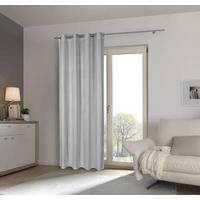 PERDEA CU INELE TIP CAPSĂ opac  - argintiu, Konventionell, textil (140/245cm) - Esposa