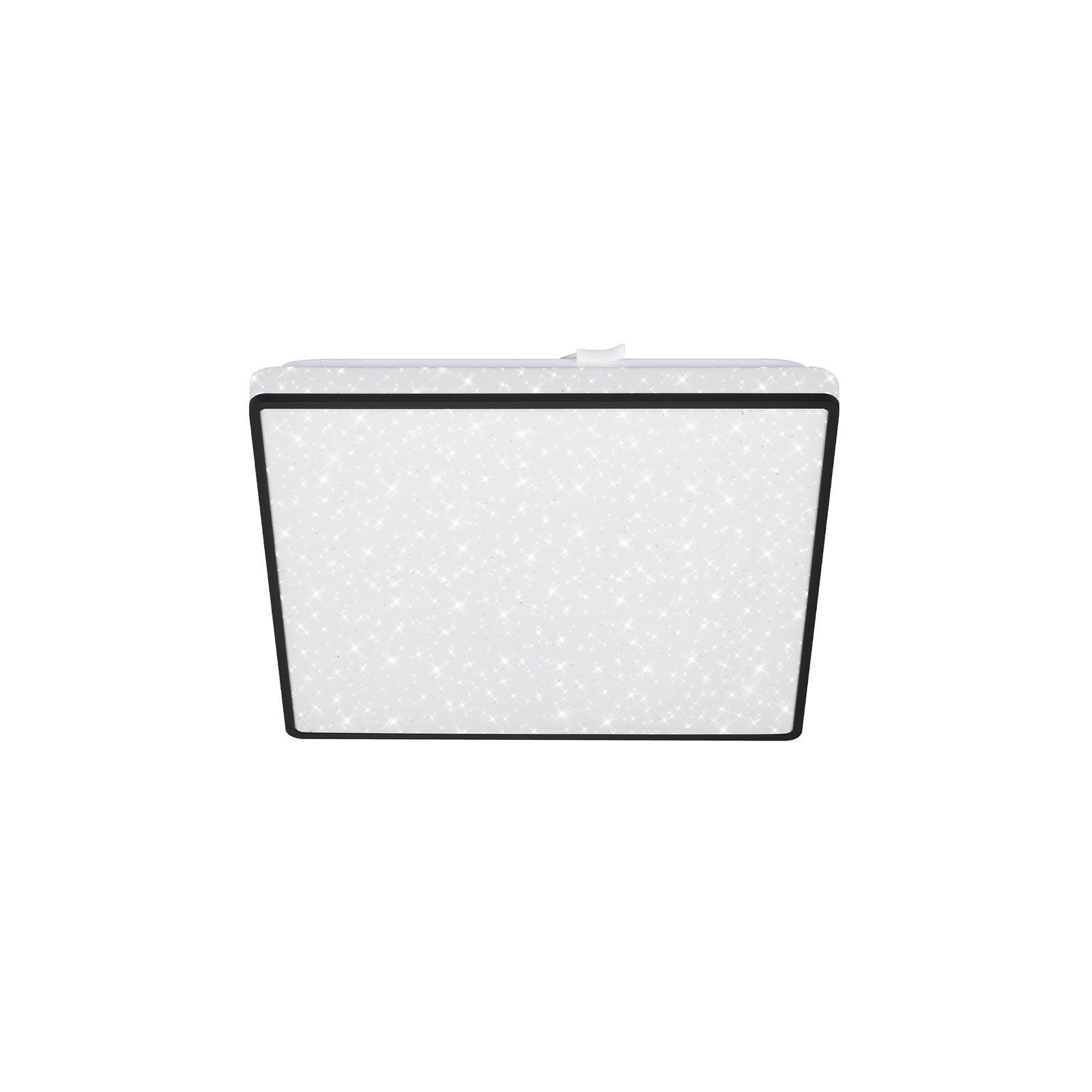 LED-DECKENLEUCHTE 27/27/4,5 cm  - Schwarz, Design, Kunststoff/Metall (27/27/4,5cm)