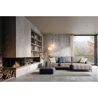 ECKSCHLAFSOFA Florence in Velours Taupe  - Taupe/Schwarz, Basics, Textil/Metall (280/166cm) - Livetastic