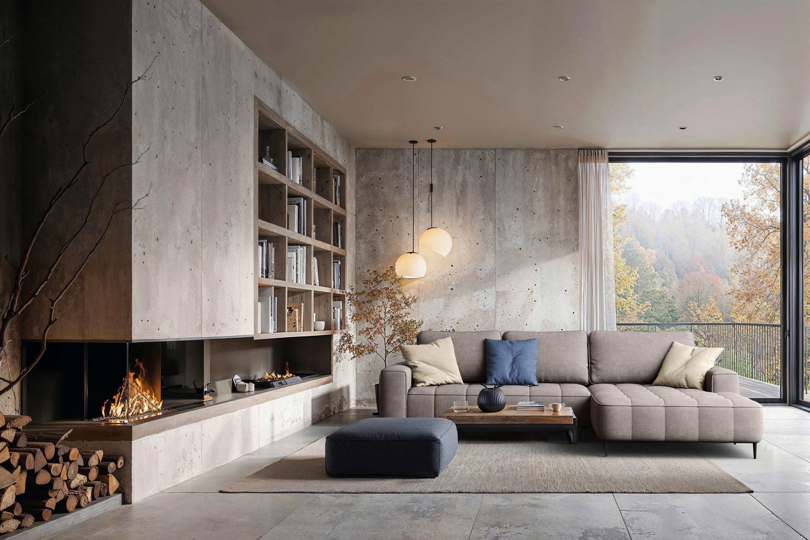 Livetastic Eckschlafsofa Florence Taupe 280x166 cm