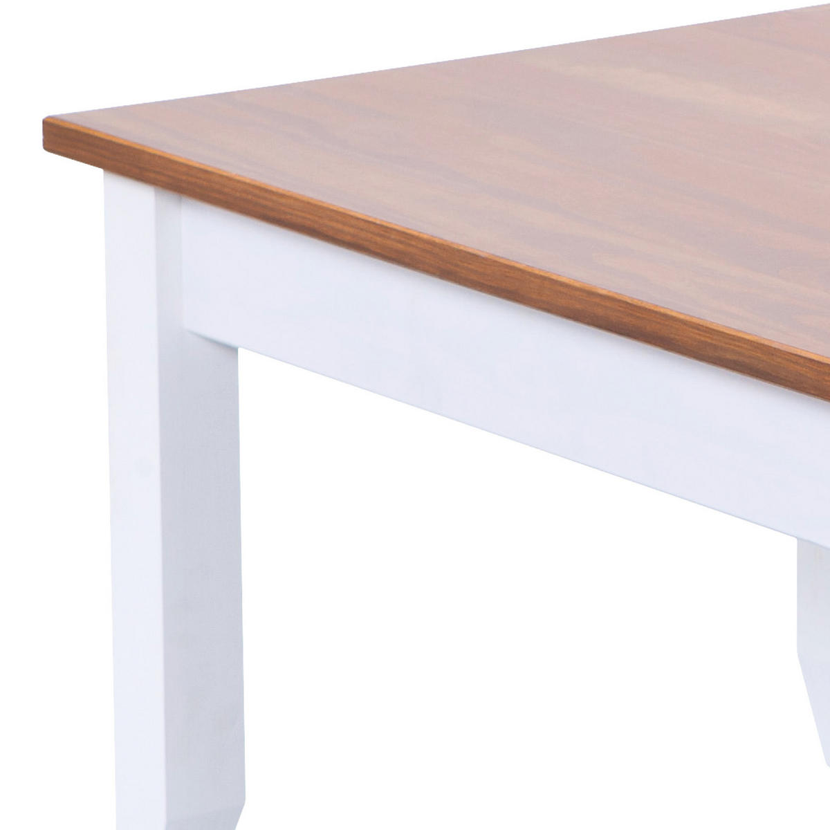ESSTISCH Kiefer massiv Weiß  - Weiß, LIFESTYLE, Holz (160/90/80cm) - Livetastic