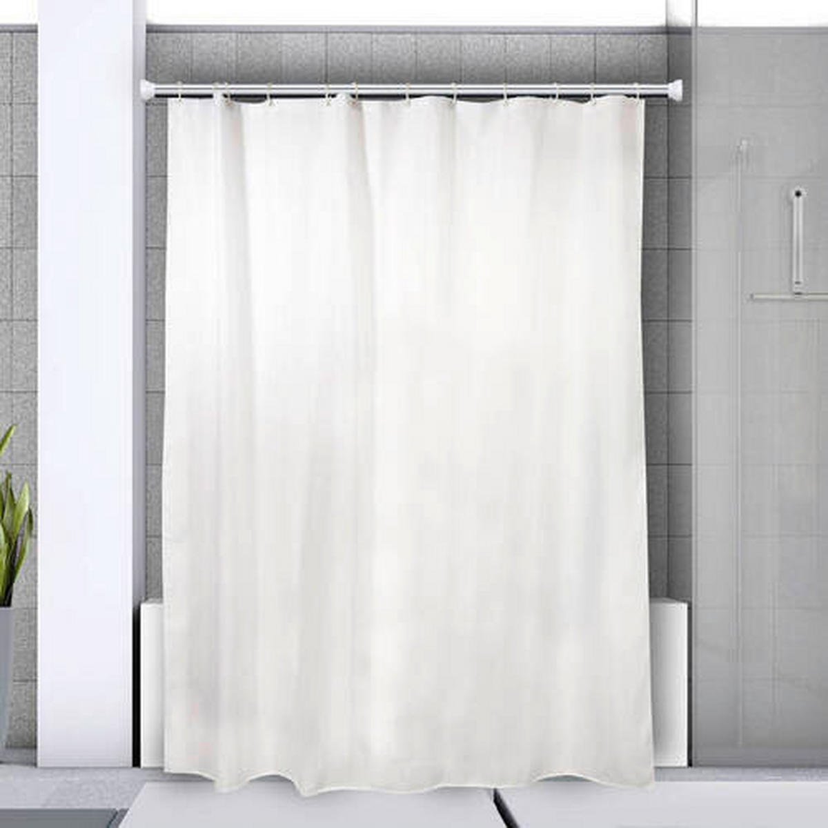 DUSCHVORHANGSTANGE DECOR 125-220 cm  - Chromfarben, Basics, Metall (125-220cm) - Spirella