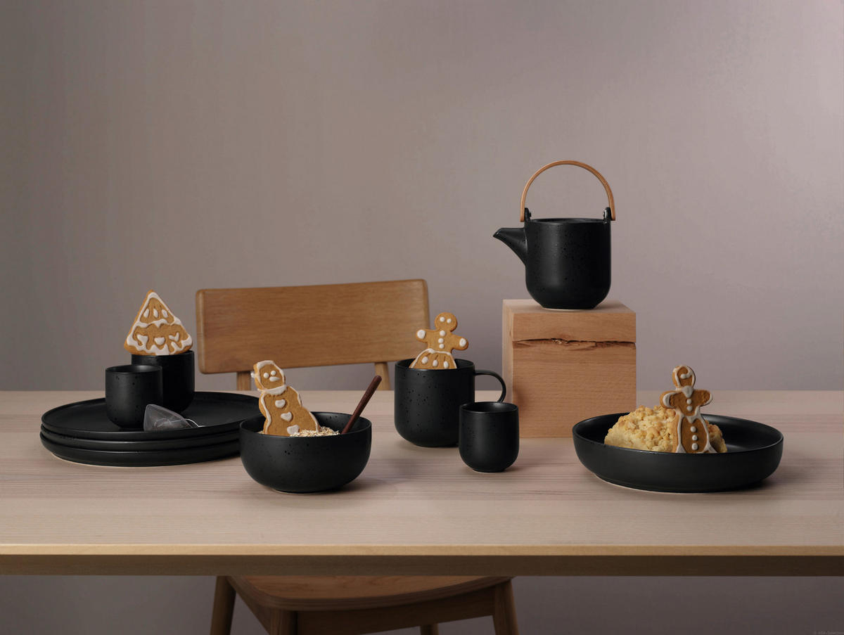 MISKA NA MÜSLI porcelán keramika 13,5 cm - černá, Basics, keramika (13,5cm) - ASA