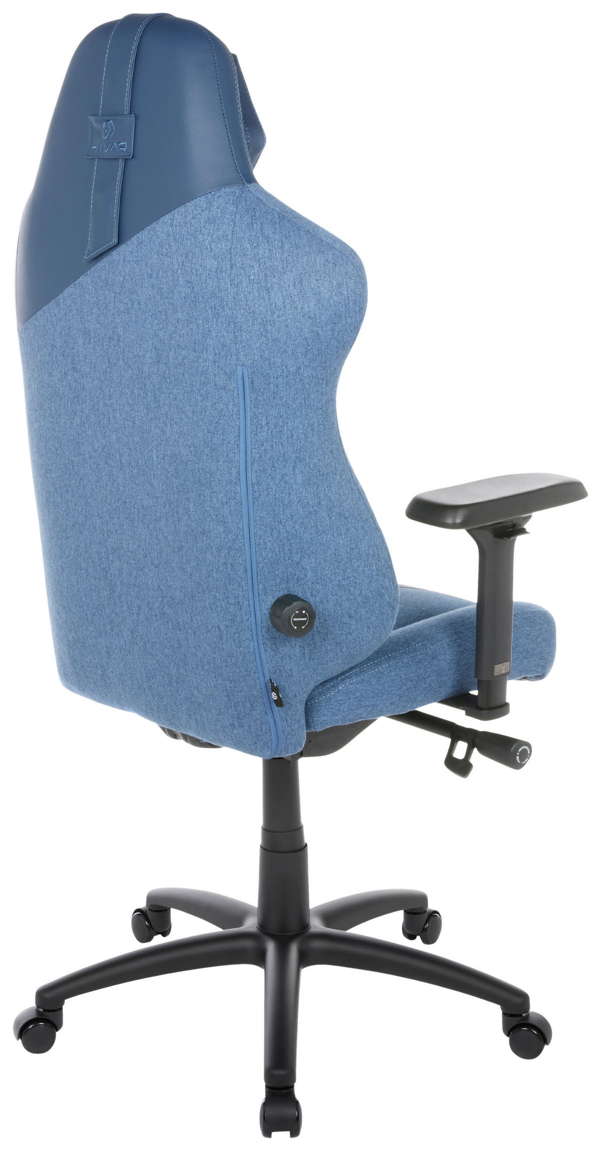 SKYLAR Ocean Coal Blau, Schwarz, Dunkelblau Metall, Textil   - Blau/Schwarz, LIFESTYLE, Textil/Metall (79/142/77cm) - HIVAR