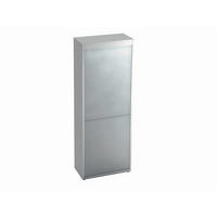 AKTENSCHRANK Weiß, Alufarben  - Alufarben/Weiß, KONVENTIONELL, Holzwerkstoff (80/215,6/42cm) - Venda