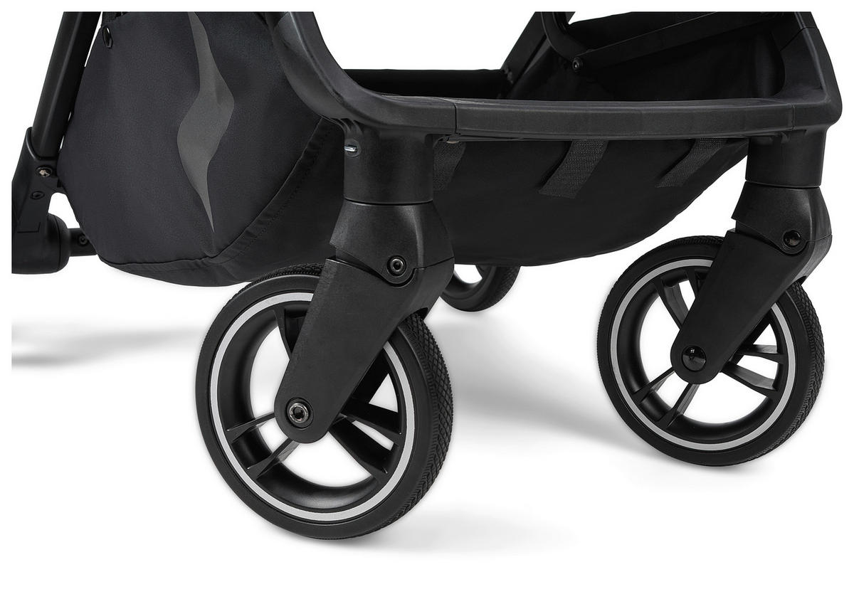 BUGGY Boogy 2 Stone  - Dunkelgrau/Schwarz, Basics, Textil/Metall (51/105/84,5cm) - Osann